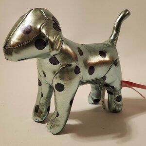 VICTORIA'S SECRET PINK Dog Metallic Plush Toy 8"